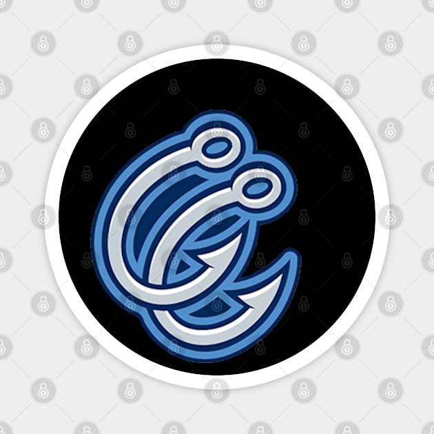 Corpus Christi Hooks Magnet by Dizzy One